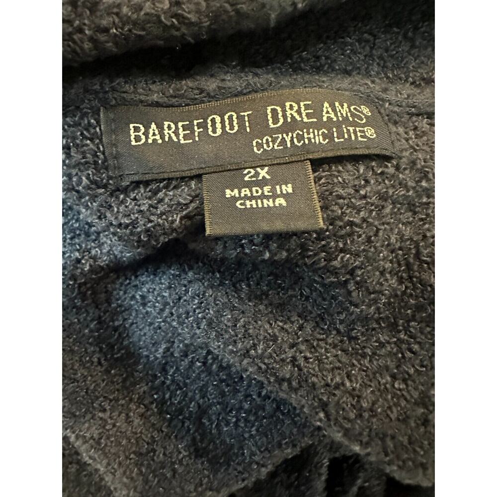 Barefoot Dreams CozyChic Lite Open Front Cardigan Island Wrap 903 Plus Size 2X - Picture 9 of 12